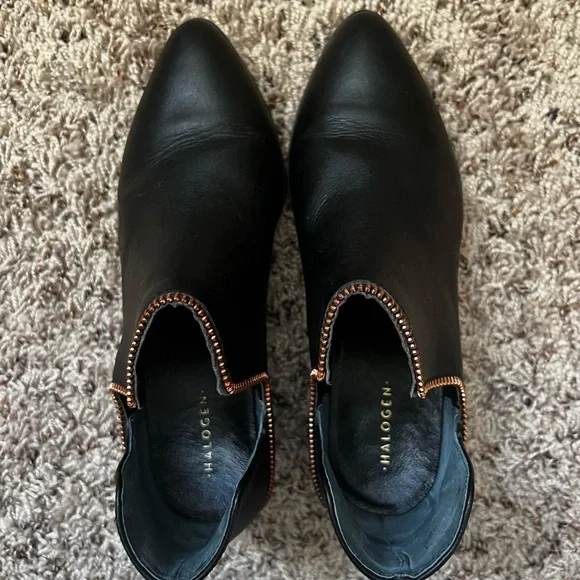 Halogen Piper Black Booties - Picture 7 of 12